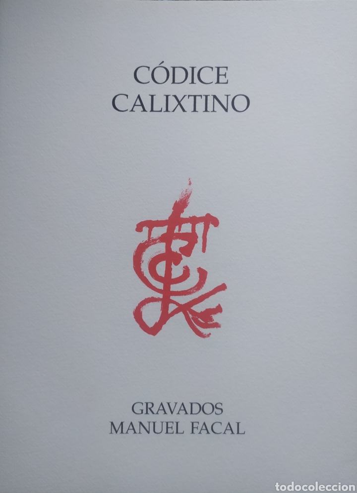 Libros de segunda mano: CODICE CALIXTINO Liber IIII, gravados Manuel Facal - Foto 3