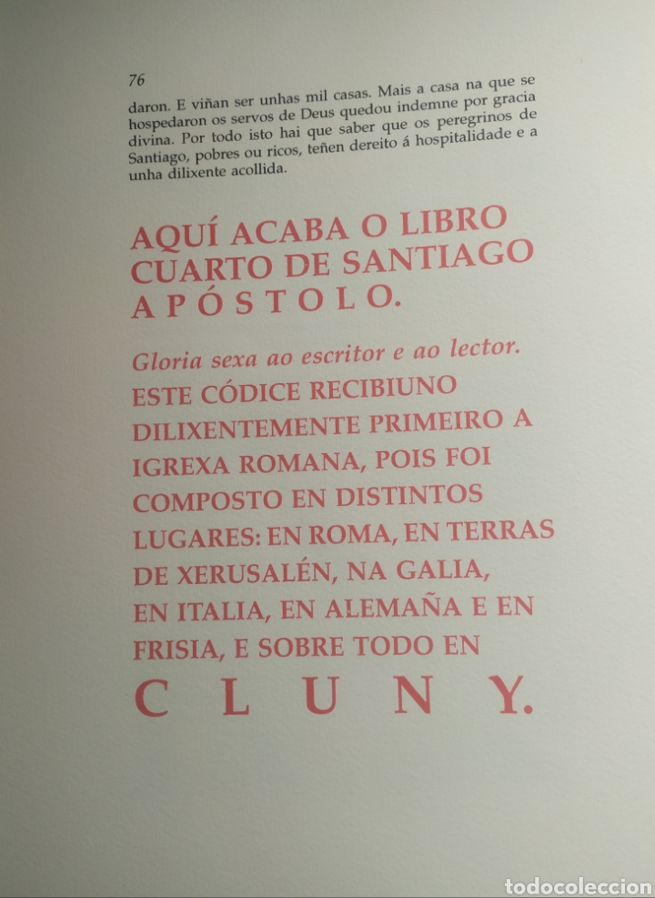 Libros de segunda mano: CODICE CALIXTINO Liber IIII, gravados Manuel Facal - Foto 8
