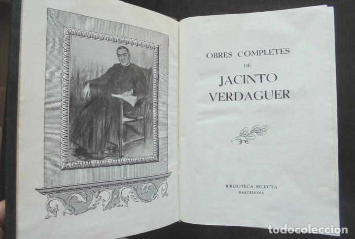 Libros de segunda mano: Obres completes de Jacinto Verdaguer 1946 2a ed. Biblioteca Selecta, Casa del Libro - Foto 2
