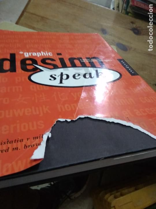 Libros de segunda mano: Libro Graphic design speak 1999 ART-548-1088 - Foto 2