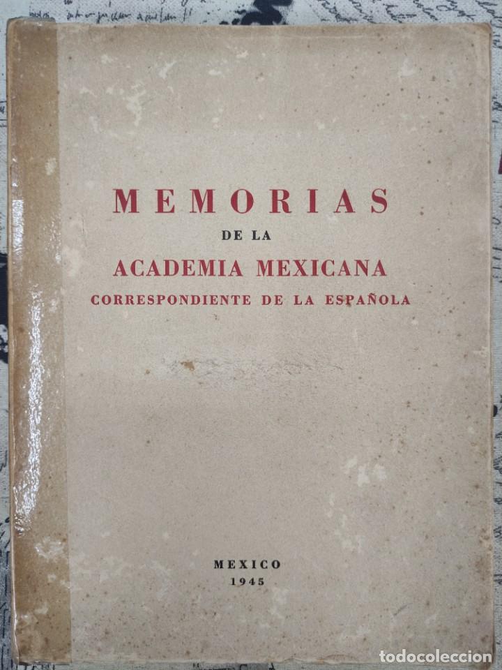 Libros de segunda mano: Memorias de la Academia Mexicana - Foto 2