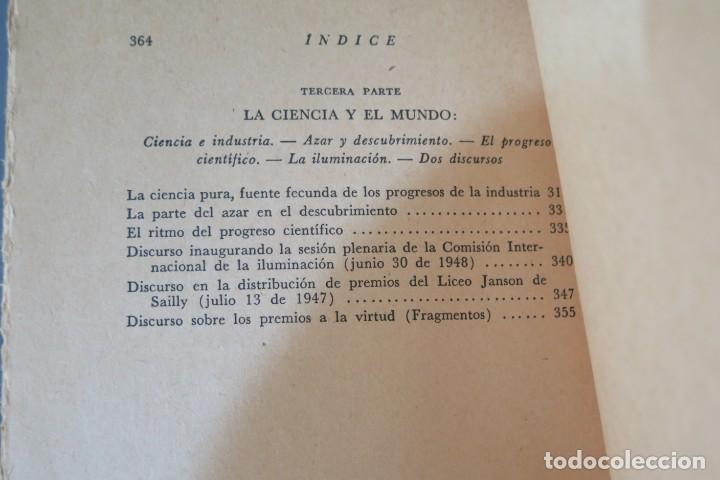 Libros de segunda mano: SABIOS Y DESCUBRIMIENTOS. LUIS DE BROGLIE - Foto 3