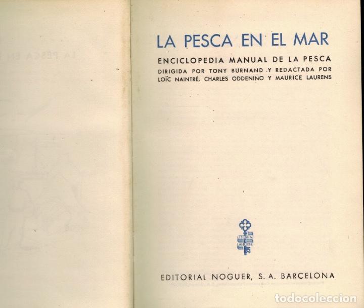 Libros de segunda mano: LA PESCA EN EL MAR - Foto 1