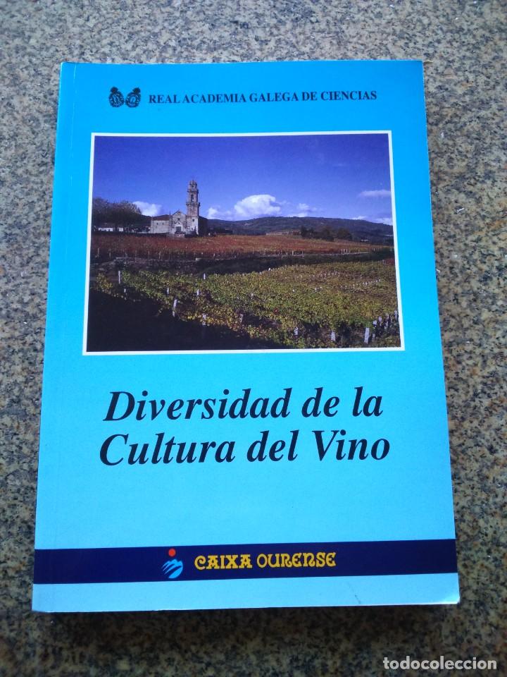 Libros de segunda mano: DIVERSIDAD DE LA CULTURA DEL VINO -- ACADEMIA GALEGA DE CIENCIAS -- CAIXA OURENSE 1998 --