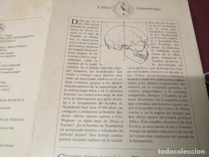 Libros de segunda mano: EN BUSCA DE LOS NEANDERTALES . LA SOLUCI&Oacute;N AL ROMPECABEZAS DE LOS OR&Iacute;GENES HUMANOS. STRINGER . - Foto 23