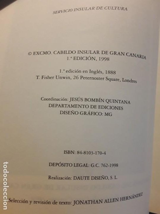 Libros de segunda mano: Excursiones y estudios en Las Islas Canarias, de Charles Edwardes. - Foto 3