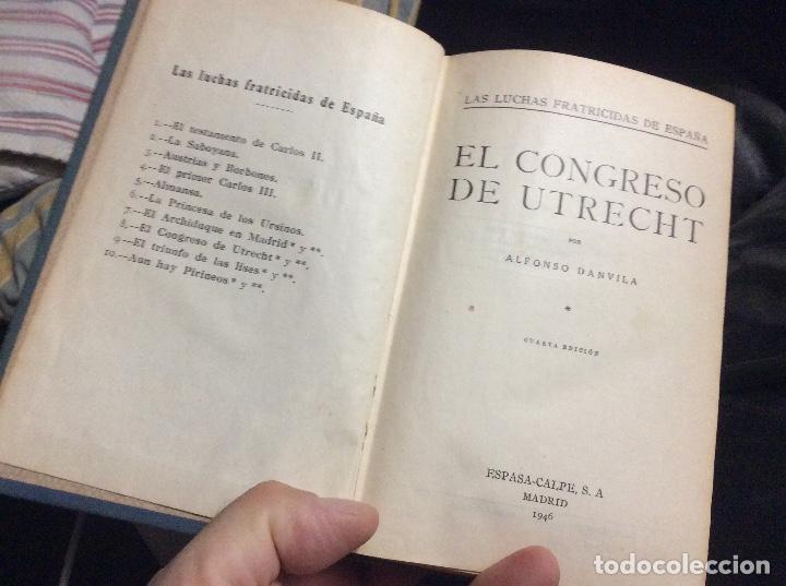 Libros de segunda mano: EL CONGRESO DE UTRECH. ALFONSO DANVILA 1945 espasa - Foto 1