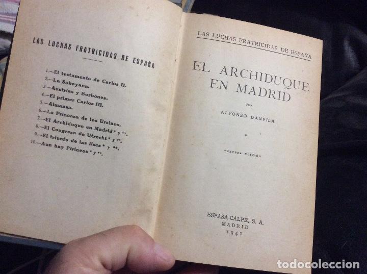 Libros de segunda mano: EL ARCHIDUQUE EN MADRID. ALFONSO DANVILA - Foto 1