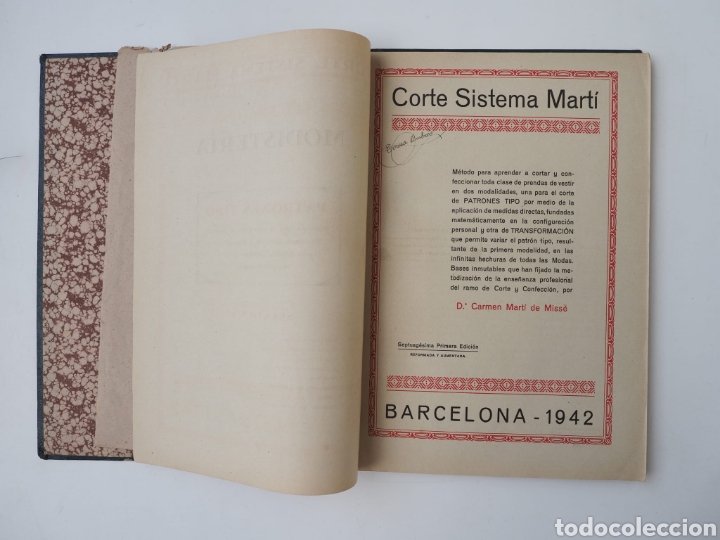 Libros de segunda mano: Curso Sistema marti MODISTERIA 1942 - Foto 4