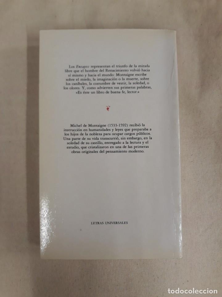 Libros de segunda mano: DE MONTAIGNE, MICHEL. ENSAYOS II. C&Aacute;TEDRA - Foto 3