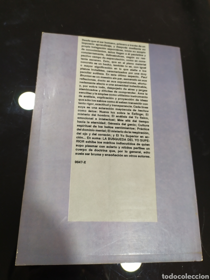 Libros de segunda mano: La b&uacute;squeda del yo superior. Paul Brunton - Foto 4