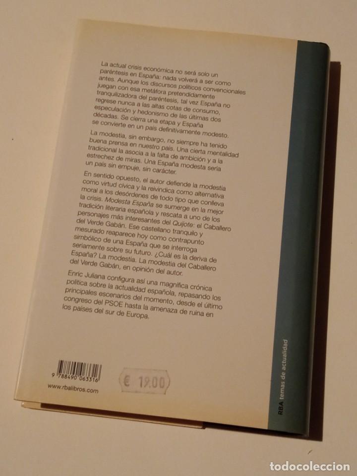 Libros de segunda mano: Modesta Espa&ntilde;a ENRIC JULIANA. - Foto 3