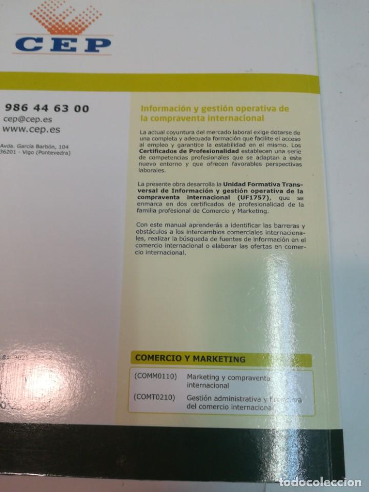 Libros de segunda mano: Informaci&oacute;n y gesti&oacute;n operativa de la compraventa internacional + CD SA5387 - Foto 2