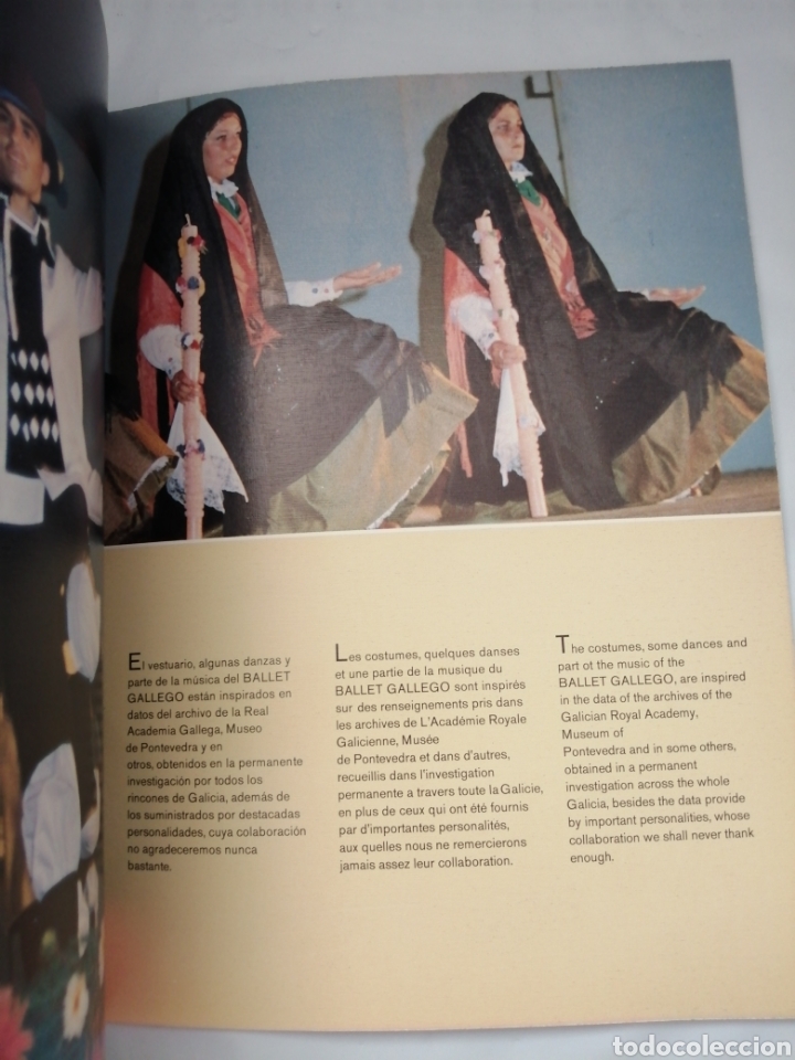Libros de segunda mano: BALLET GALLEGO REY DE VIANA (TEXTO EN ESPA&Ntilde;OL, FRANC&Eacute;S E INGL&Eacute;S) - Foto 9