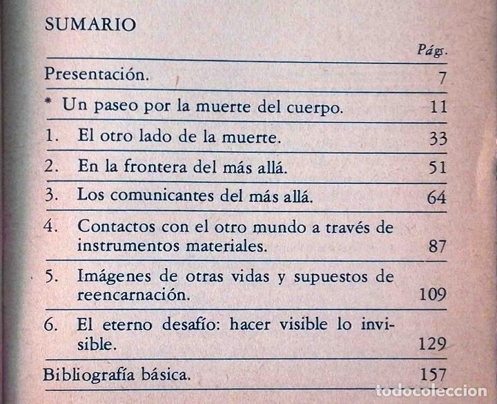 Libros de segunda mano: Mas all&aacute; de la muerte (Mario Capel) Ediciones Uve 1979 - Foto 2