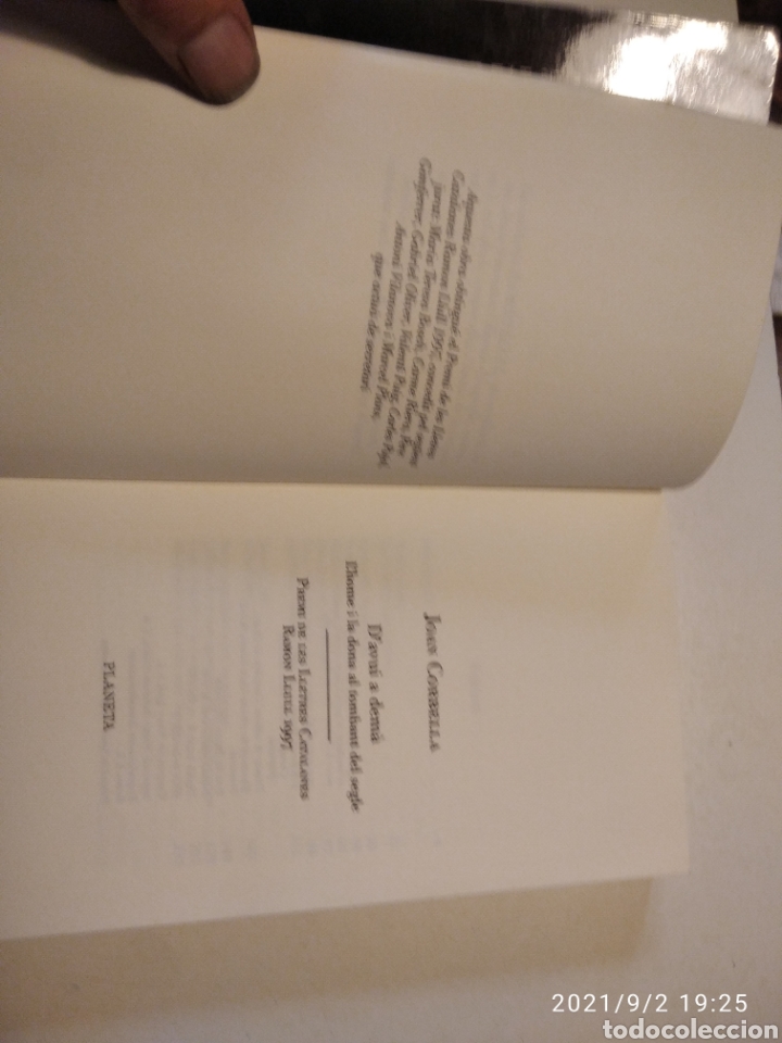 Libros de segunda mano: Libro D, AVUI A DEMA, Joan Corbella - Foto 3