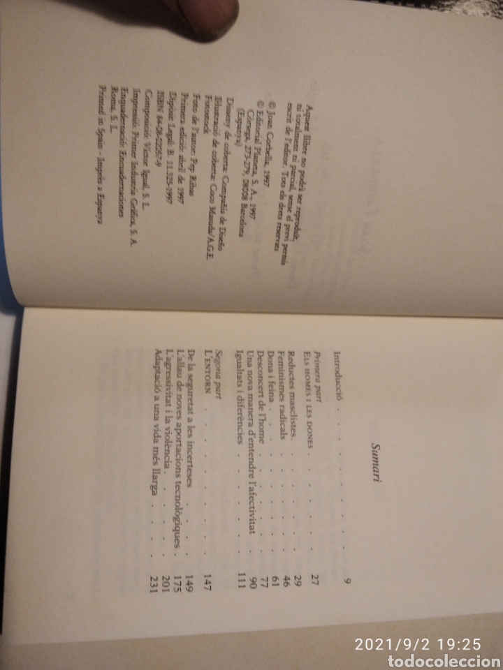 Libros de segunda mano: Libro D, AVUI A DEMA, Joan Corbella - Foto 4
