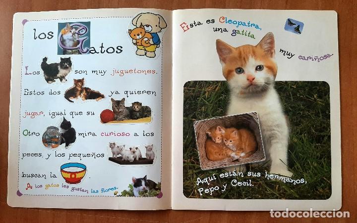 Libros de segunda mano: LEO CON LOS ANIMALES , MASCOTAS - PEGATINAS YA PEGADAS - Foto 2
