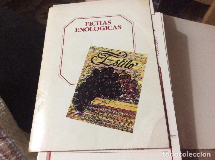 Gebrauchte B&uuml;cher: Fichas enologicas estilo rioja
