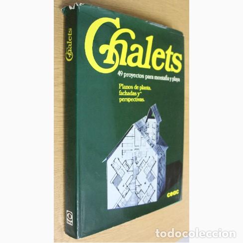 Libros de segunda mano: Chalets, 49 proyectos para monta&ntilde;a y playa - Ed. CEAC - Foto 2