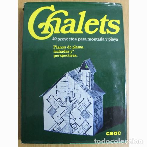 Libros de segunda mano: Chalets, 49 proyectos para monta&ntilde;a y playa - Ed. CEAC - Foto 1
