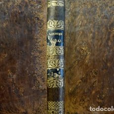 Libros de segunda mano: LEVESQUE, PIERRE-CH. L’ HOMME MORAL, OU L'HOMME CONSIDÉRÉ TANT DANS L'ETAT DE PURE NATURE... 1825.