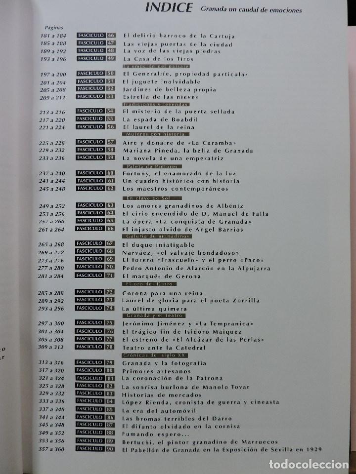 Libros de segunda mano: Granada. Un caudal de emociones. BUSTOS, Juan. 2003 - Foto 3