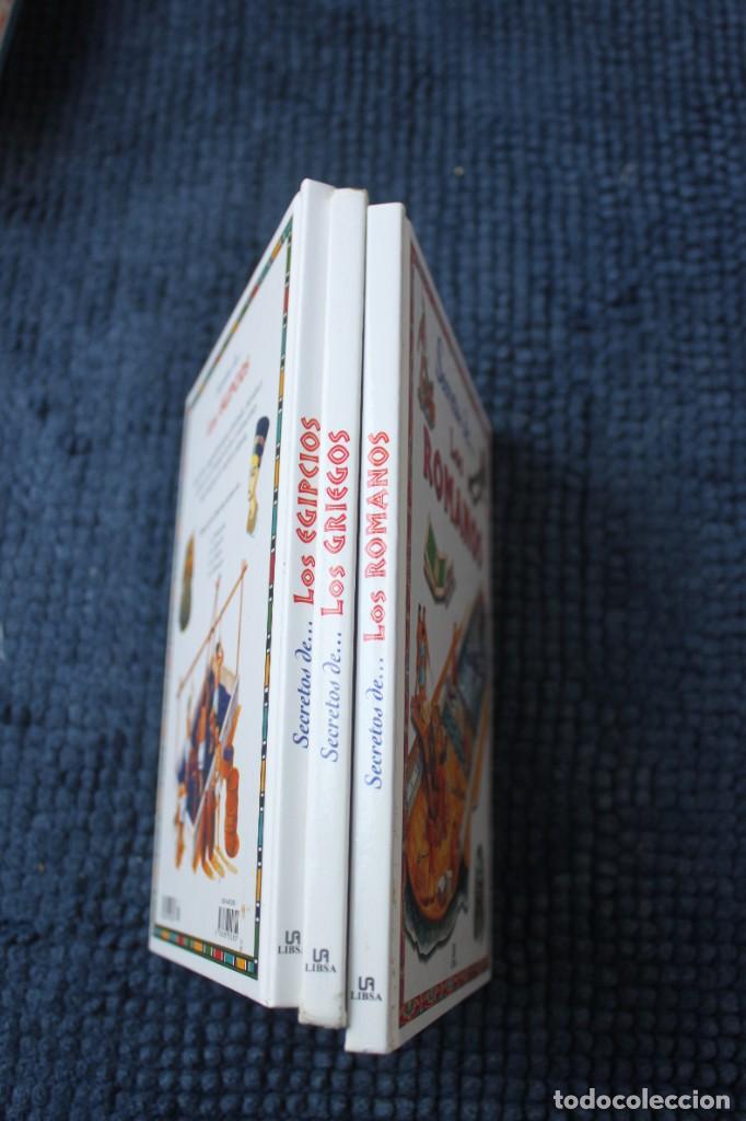 Libros de segunda mano: SECRETOS DE ... LOS ROMANOS, LOS GRIEGOS, LOS EGIPCIOS, LIBSA - Foto 2