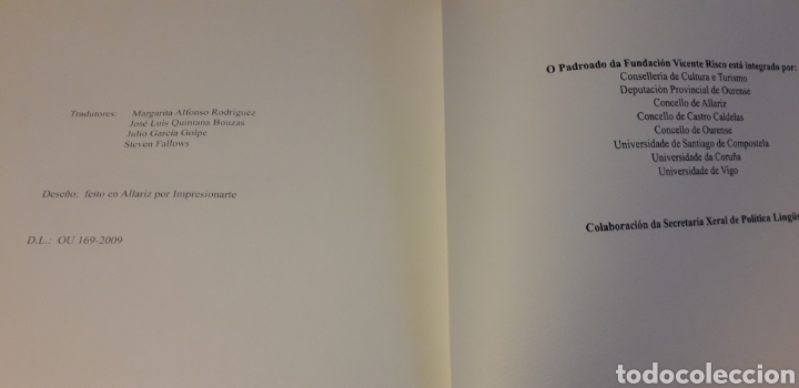 Libros de segunda mano: O OURENSE DE CONDE CORBAL E DE VICENTE RISCO, - Foto 6