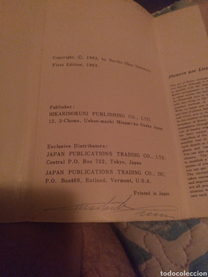 Libros de segunda mano: Ikebana. En ingl&eacute;s. Libro desplegable 1963 - Foto 3