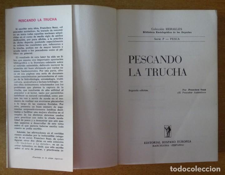 Libros de segunda mano: PESCANDO LA TRUCHA FRANCISCO SUAY - Foto 4