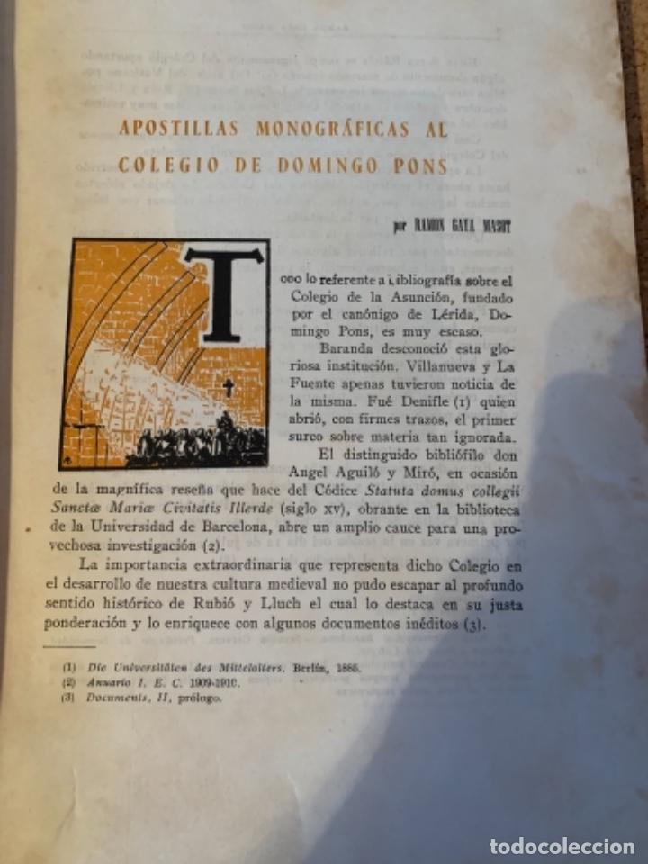Libros de segunda mano: Ilerda, Instituto de estudios Ilerdenses (Bols 12) - Foto 3
