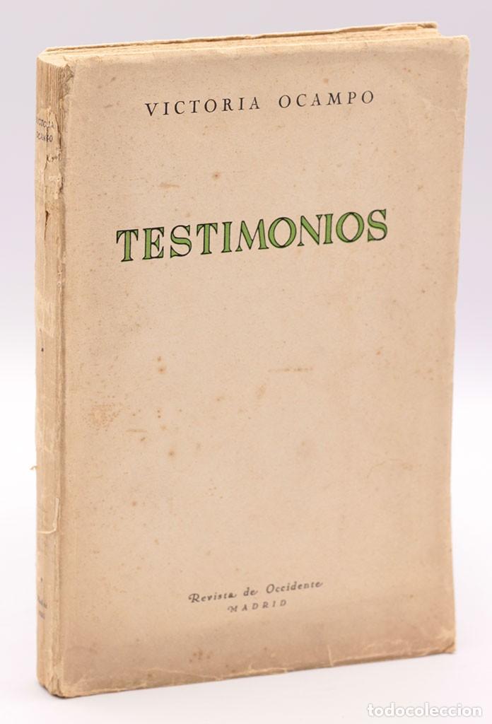 Libros de segunda mano: OCAMPO, Victoria - Testimonios - Foto 1