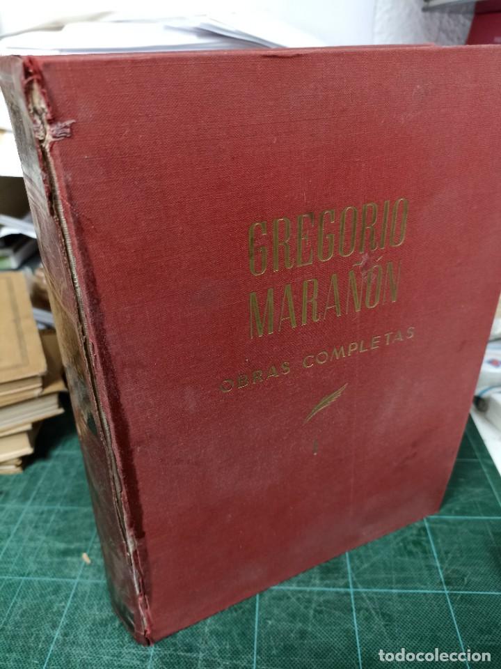 Libros de segunda mano: Gregorio Mara&ntilde;&oacute;n. Obras completas. T.I. Pr&oacute;logos. - Foto 1