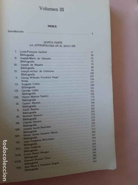 Libros de segunda mano: MATERIALES PARA LA HISTORIA DE LA ANTROPOLOG&Iacute;A -LIBRO DE TEXTO -env&iacute;o certif TC 4,99 - Foto 6