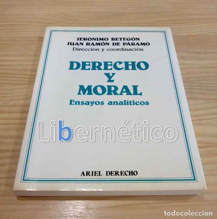 Libros de segunda mano: Derecho y moral. Jer&oacute;nimo Beteg&oacute;n - Foto 1