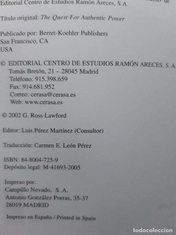 Libros de segunda mano: EN BUSCA DEL PODER AUTENTICO Ross Lawford Ramon Areces 2005 EC - Foto 9