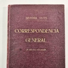 Libros de segunda mano: L-3483. CORRESPONDENCIA GENERAL SISTEMA COTS. METODO PRACTICO POR J.MUÑOZ.
