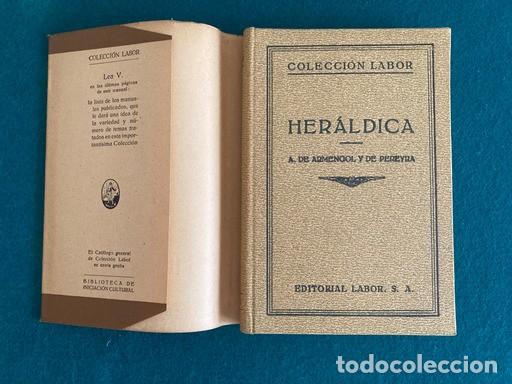 Libros de segunda mano: ALEJANDRO DE ARMENGOL Y DE PEREYRA, HER&Aacute;LDICA, Ed. Labor, S.A. 1933 - Foto 2