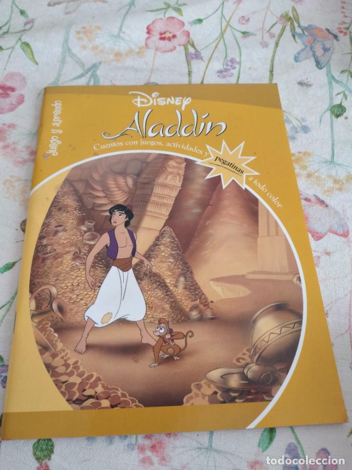 Libros de segunda mano: M-14 LIBRO DISNEY JUEGO Y APRENDO ALADDIN - Foto 1