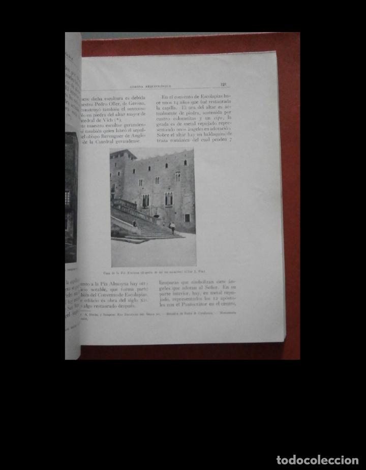 Libros de segunda mano: Gerona Arqueol&oacute;gica y Monumental. Joaqu&iacute;n Pla Cargol - Foto 3