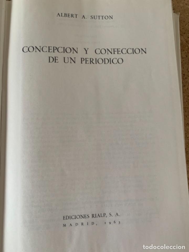 Libros de segunda mano: Concepci&oacute;n y confecci&oacute;n de un peri&oacute;dico (Bols 12) - Foto 2