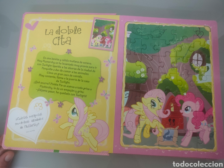 Libros de segunda mano: MI LIBRO PUZZLE LITTLE PONY 5 PUZZLES HASBRO - Foto 4