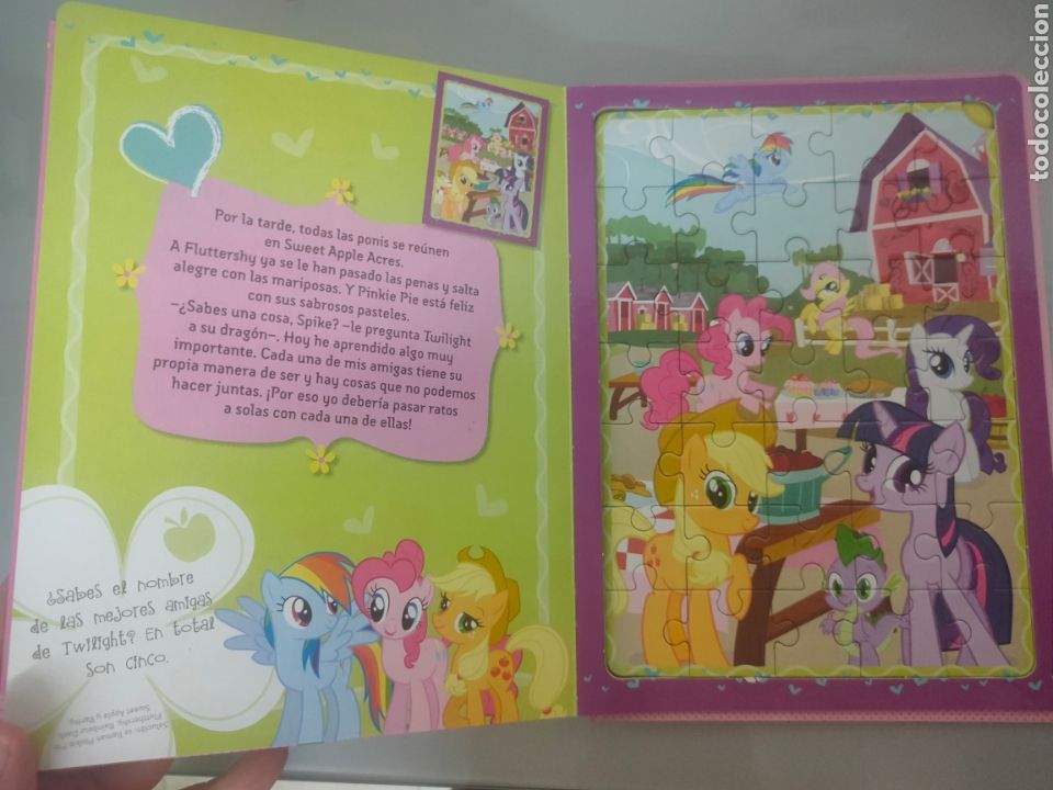 Libros de segunda mano: MI LIBRO PUZZLE LITTLE PONY 5 PUZZLES HASBRO - Foto 5