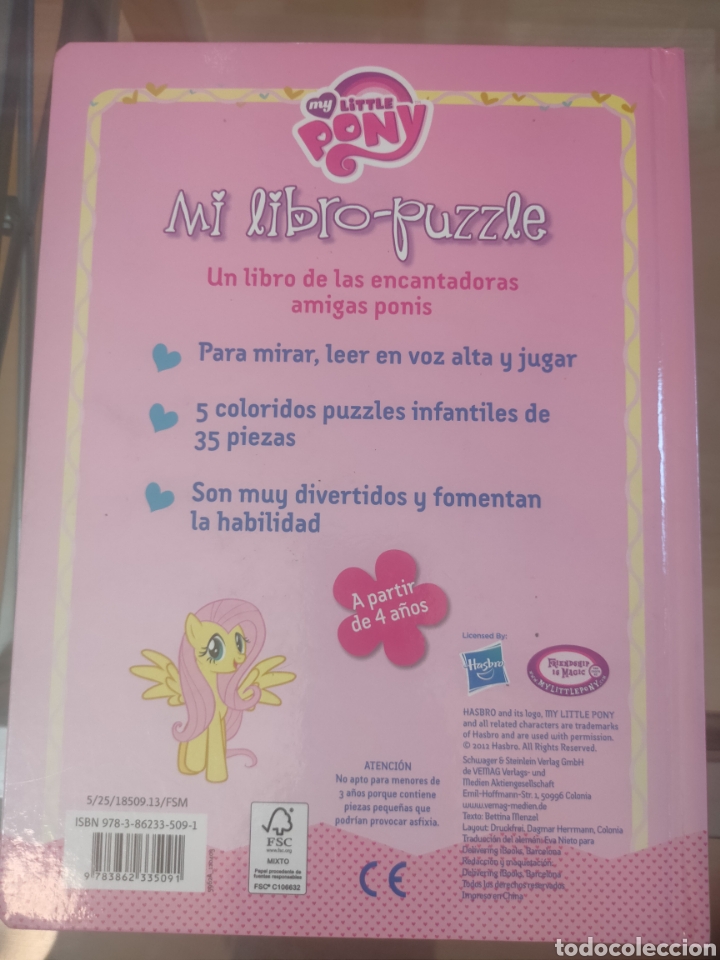 Libros de segunda mano: MI LIBRO PUZZLE LITTLE PONY 5 PUZZLES HASBRO - Foto 9