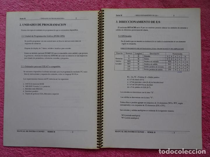 Libros de segunda mano: manual de instrucciones Hitachi H 300/700/2000 PLCs aut&oacute;matas programables - Foto 4