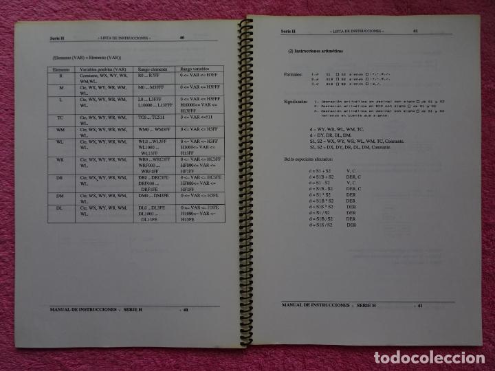 Libros de segunda mano: manual de instrucciones Hitachi H 300/700/2000 PLCs aut&oacute;matas programables - Foto 6
