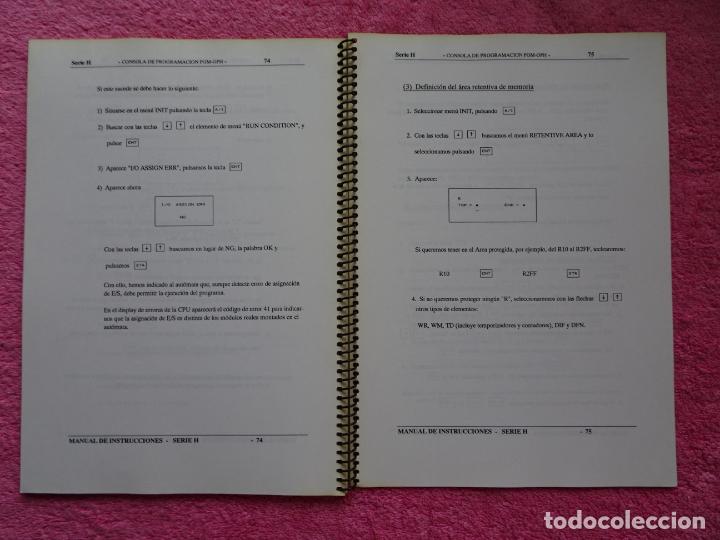 Libros de segunda mano: manual de instrucciones Hitachi H 300/700/2000 PLCs aut&oacute;matas programables - Foto 8