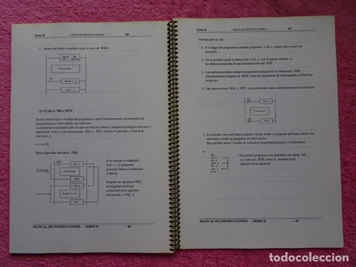 Libros de segunda mano: manual de instrucciones Hitachi H 300/700/2000 PLCs aut&oacute;matas programables - Foto 9