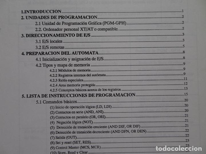 Libros de segunda mano: manual de instrucciones Hitachi H 300/700/2000 PLCs aut&oacute;matas programables - Foto 11